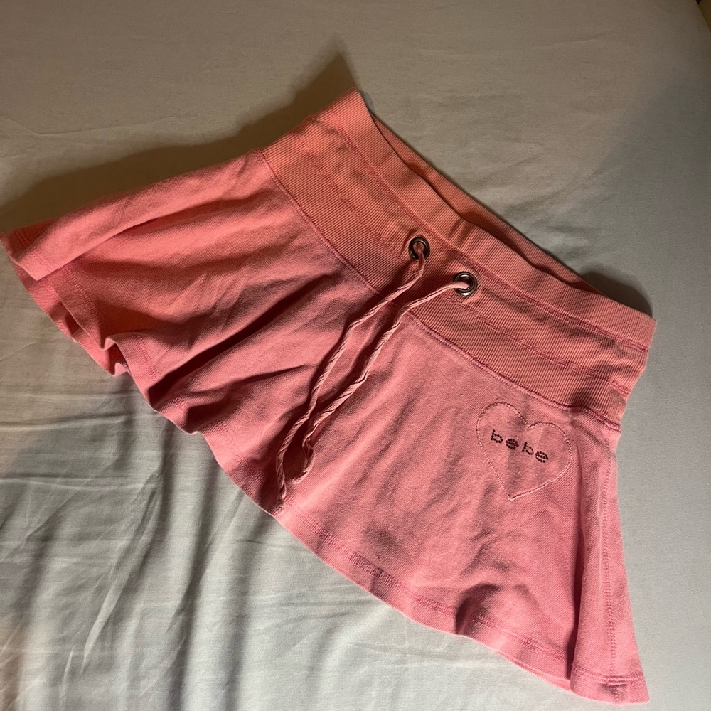 bebe Pink Mini Skirt